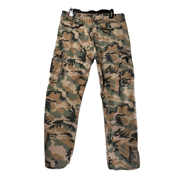 Levis Mens Camo Cargo Pants Relaxed Fit Cotton Blend Durable Casual Wear 32x30 - Picture 2 of 15